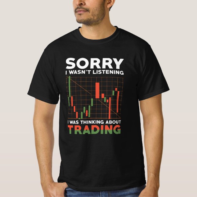 T-shirt Don d'investisseur Stock trader (Devant)