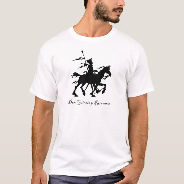T-shirt Don don Quichotte monte encore (Devant)