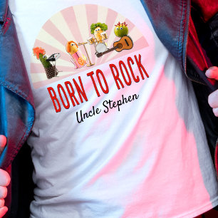 T-shirt Don d'oncle cool - Né à Rock Fun Veggie