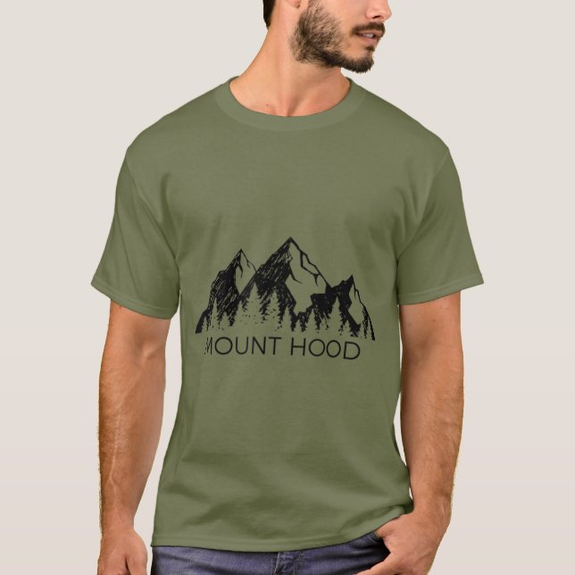T-shirt Don du Mt    HoodMount Hood Forêt nationale Oregon (Devant)