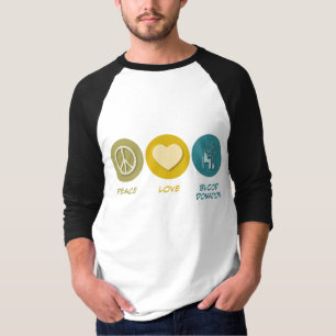 T-shirt Don du sang d'amour de paix