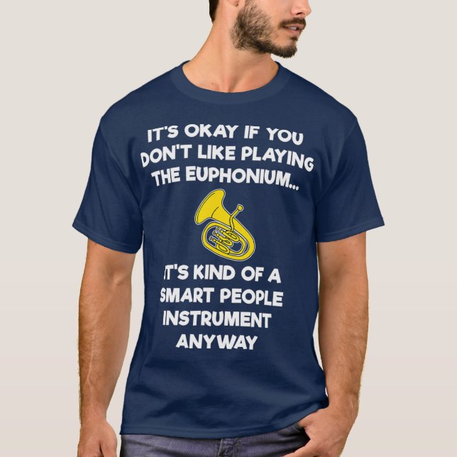 T-shirt Don Euphonium Funny Euphonium Player Smart (Devant)