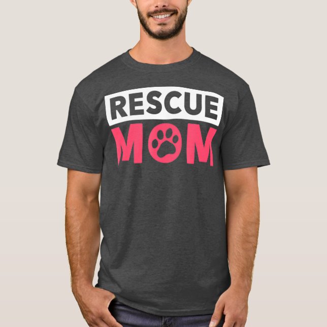 T-shirt Don Secourt Chien Pour Femmes - Secourir Maman (Devant)
