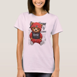 T-shirt Don Vitone – Ours Vitotone Rouge Teddy King – El R