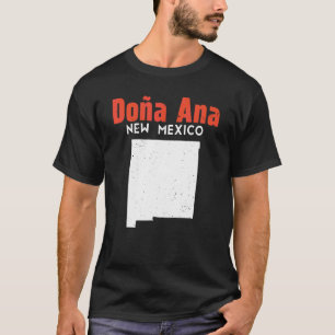 T-shirt Doña Ana États-Unis État Amérique Voyage Nouveau M