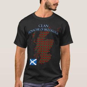 T-shirt Donachie du clan écossais Brockloch Tartan Scotlan