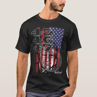 T-shirt Donald J Trump Président 45 46 47