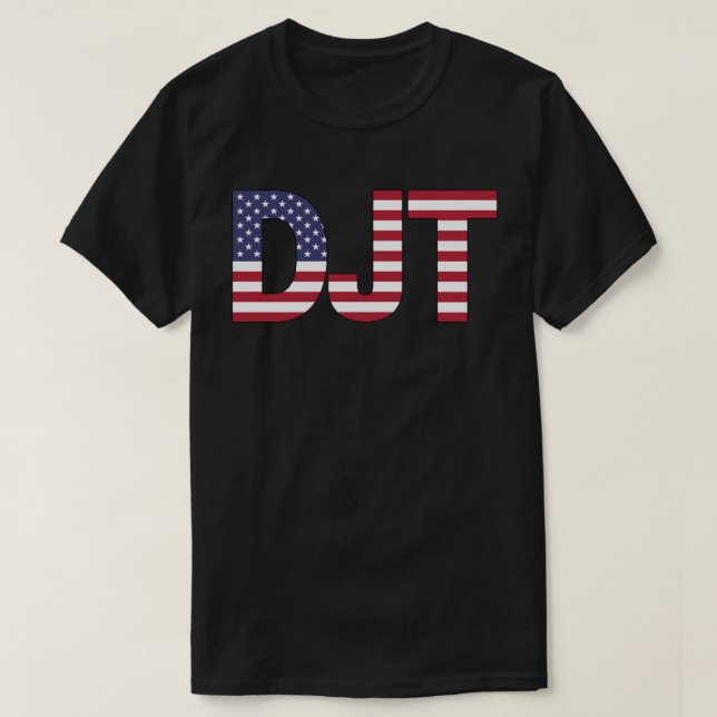 T-shirt Donald John Trump DJT (Design devant)