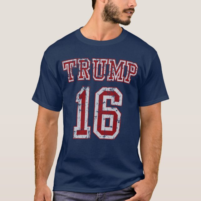 T-shirt Donald Trump 2016 pour le président (Devant)