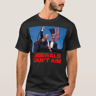 T-shirt Donald Trump 2024 - Le héros ne peut pas viser