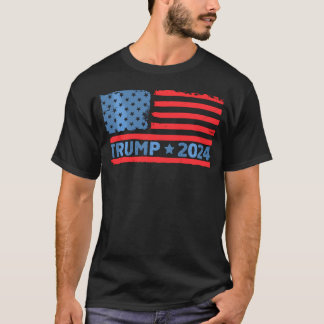 T-shirt Donald Trump 2024 Reprendre le drapeau américain à