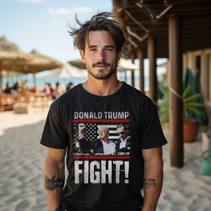 T-shirt Donald Trump 2024 Survivre au tir lors d'un rassem