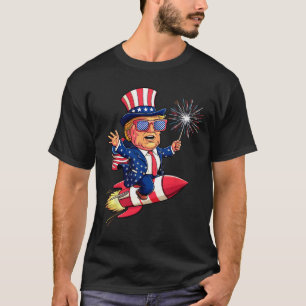 T-shirt Donald Trump 2025 heureux 4 juillet Trump américai