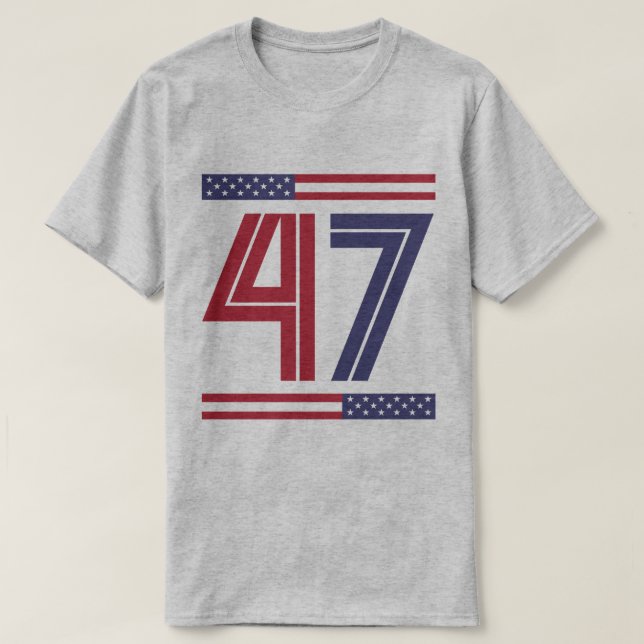 T-shirt Donald Trump 47 (Design devant)