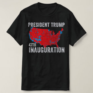 T-shirt Donald Trump 47e Président 2025 Investiture USA