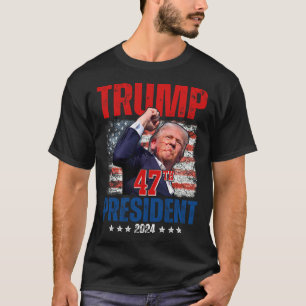 T-shirt Donald Trump 47ème Président 2024 Trump Inaugurati