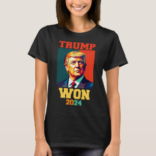 T-shirt Donald Trump a gagné l'inauguration de l'élection 