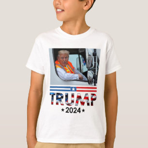T-shirt Donald Trump À Garbyge Truck Team Garge Pour Trump
