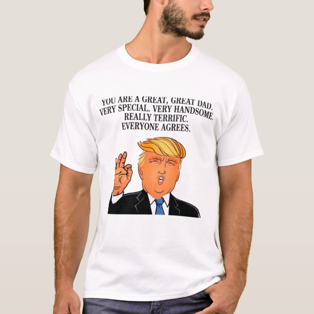 T-shirt Donald Trump - anniversaire terrible de fête des (Devant)