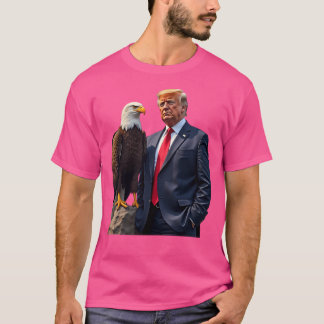 T-shirt Donald Trump avec l'aigle chauve américain - Patri