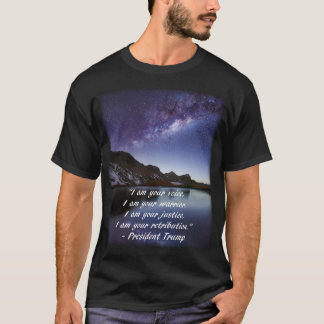 T-shirt Donald Trump Cite Une Rétribution