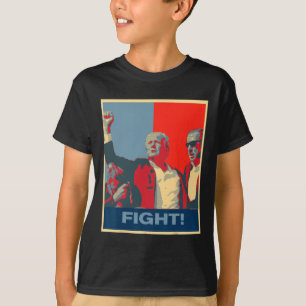 T-shirt Donald Trump combat l'oeuvre d'art contre les Etat