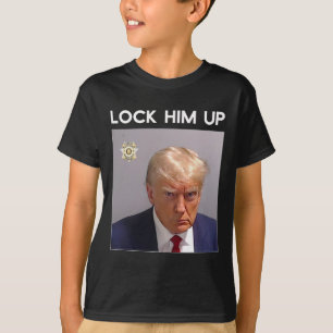 T-shirt Donald Trump Coup De Mugshot Le Verrouiller Trump 