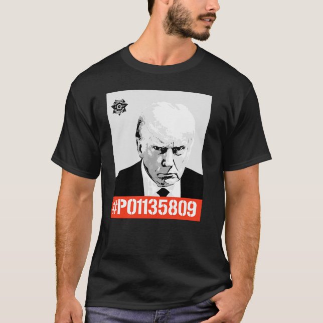 T-shirt Donald Trump détenu #P01135809 (Devant)