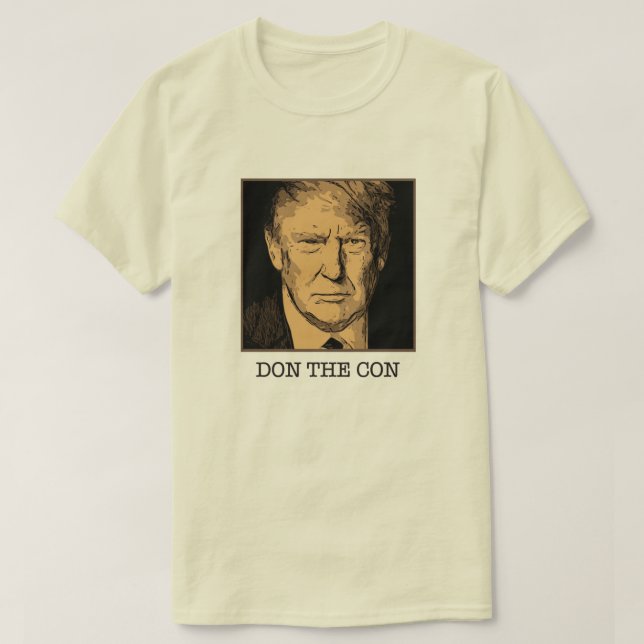T-shirt Donald Trump Don l'escroquerie (Design devant)