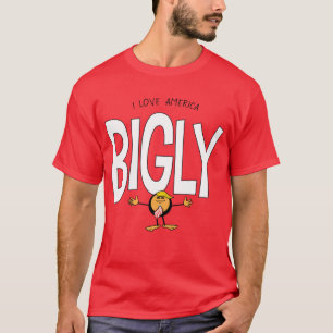 T-shirt Donald Trump Emoji - J'aime l'Amérique avec passio