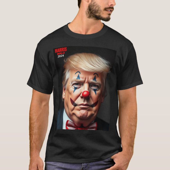 T-shirt Donald Trump Est Un Clown (Devant)