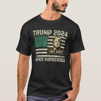 T-shirt Donald Trump et le président Trump ne surfent jama