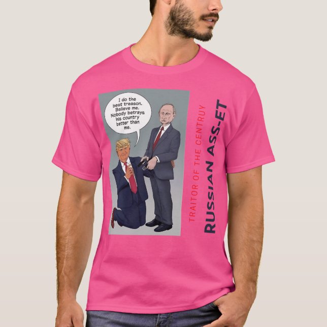 T-shirt Donald Trump Et Poutine (Devant)