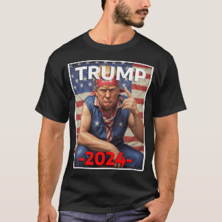 T-shirt Donald Trump For President 2024 - Maga