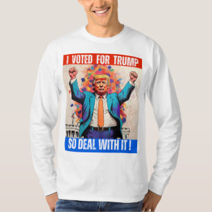 T-SHIRT DONALD TRUMP - J'AI VOTÉ POUR TRUMP, ALORS FAITES-