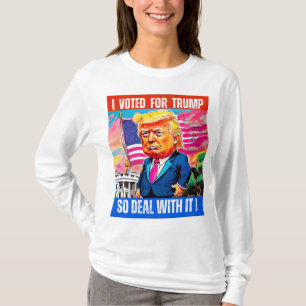 T-SHIRT DONALD TRUMP - J'AI VOTÉ POUR TRUMP, ALORS FAITES-