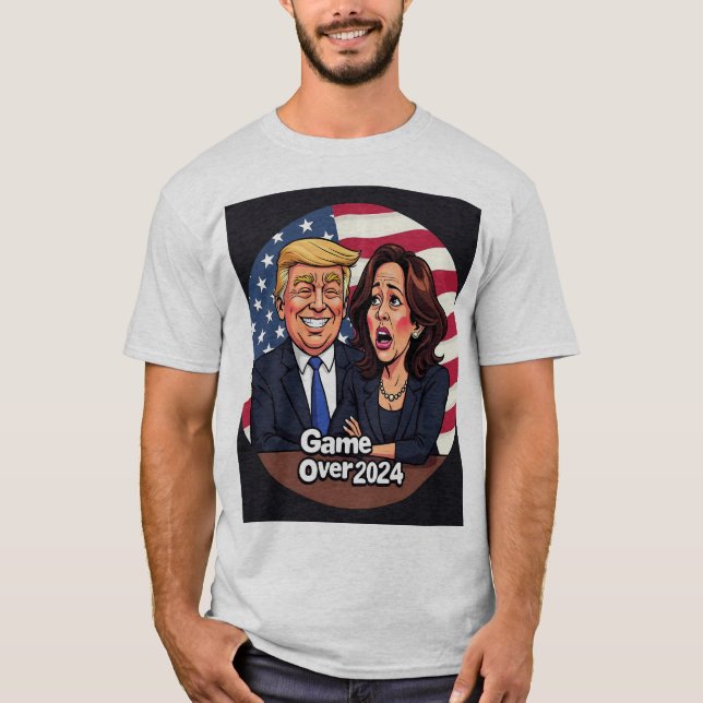 T-shirt Donald Trump Kamala harris (Devant)