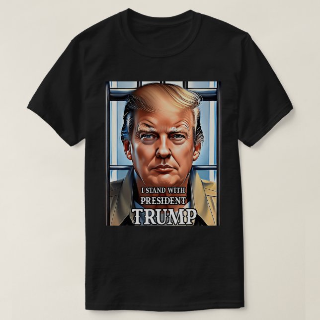 T-shirt Donald Trump L'A Accusé De L'Emprisonner Libérez U (Design devant)