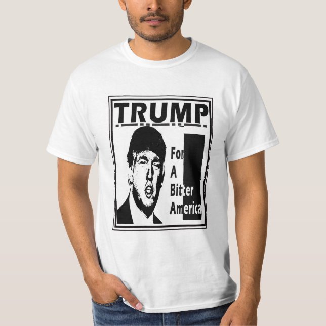 T-shirt Donald Trump : L'Amérique amère (Devant)