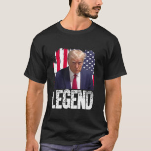 T-shirt Donald Trump Legend America Flag T Shirt