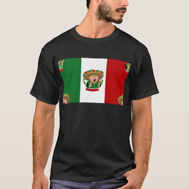 T-shirt donald trump mexicain (Devant)