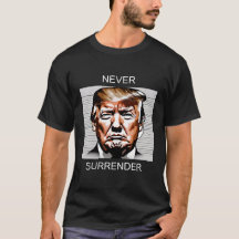 Donald Trump Mugshot ne se rend jamais 2024