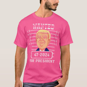T-shirt Donald Trump Mugshot Trump 2024 Trump Pour Préside