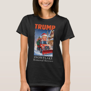 T-shirt Donald Trump Noël Funny Snowflake Suppression