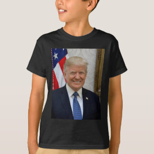 T-shirt Donald Trump Portrait du président de la Maison-Bl