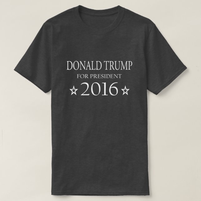T-shirt Donald Trump pour le président 2016 (Design devant)