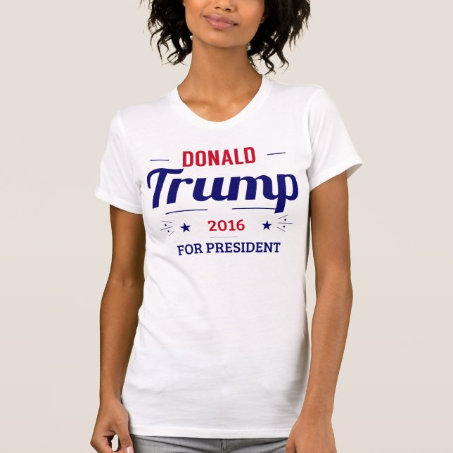 T-shirt Donald Trump pour le président 2016 (Devant)
