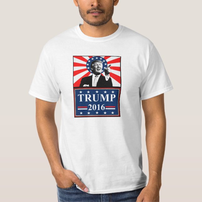 T-shirt Donald Trump pour président Tshirtke 2016 (Devant)