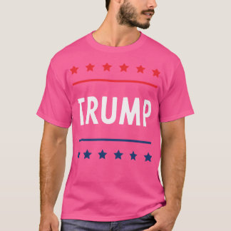 T-shirt Donald Trump Président 2020 - Drapeau américain po