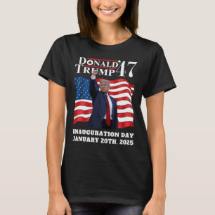 T-shirt Donald Trump Président Jour de l'investiture Victo